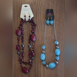 COSTUME JEWELRY. Necklace And Earring Set.